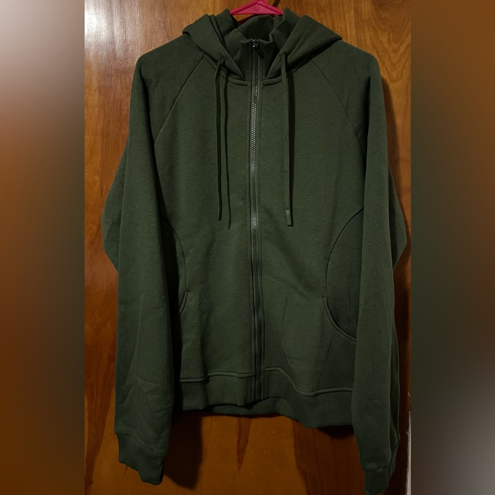 XXL, Zyia, Olive l oh so soft zipper hoodie